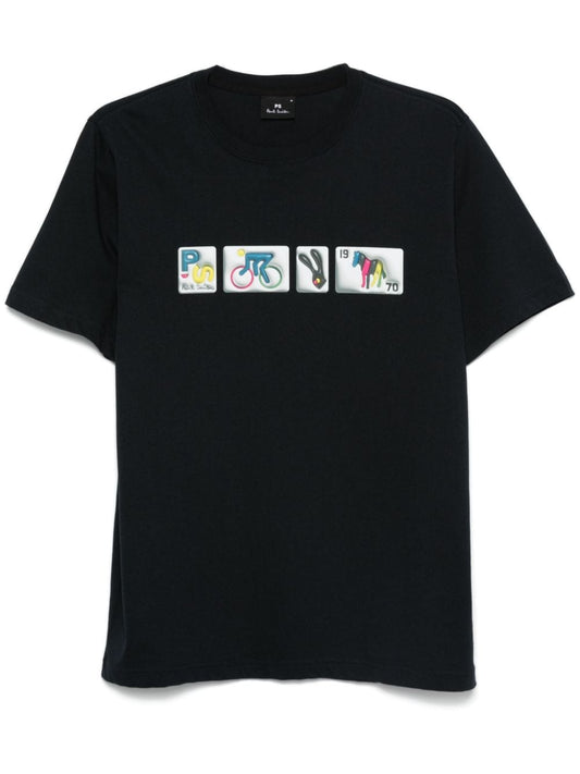 Ps badges cotton t-shirt