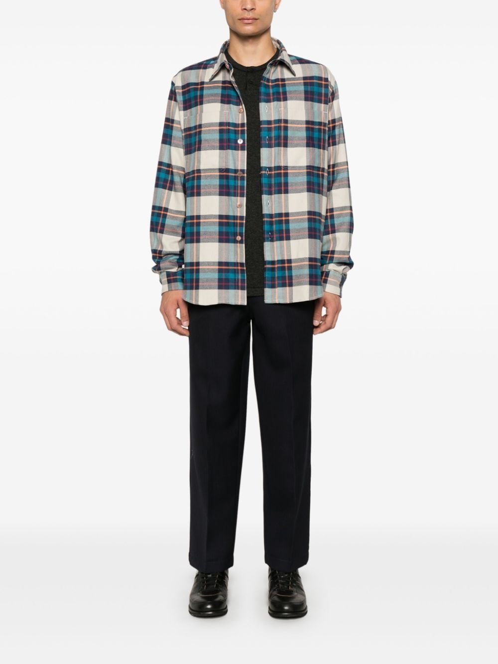 Checked cotton shirt