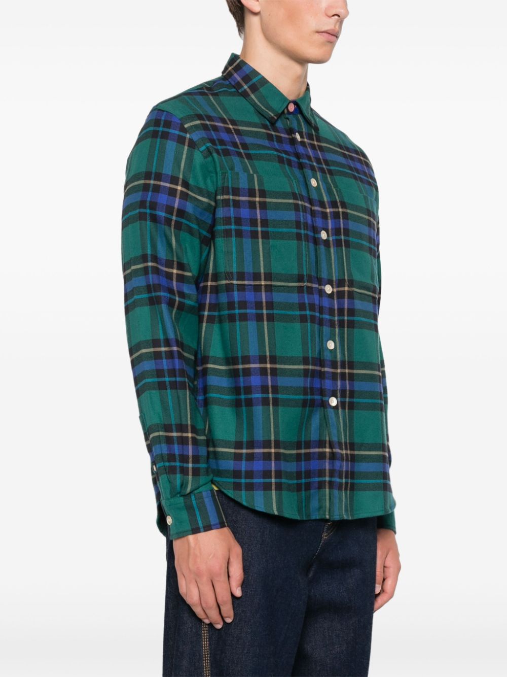 Checked cotton shirt