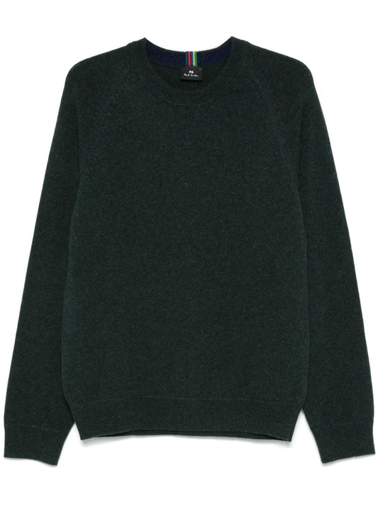 Wool crewneck sweater