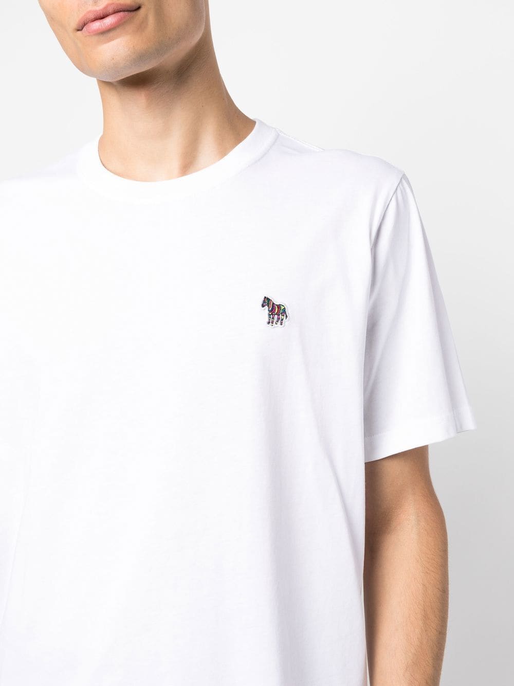 Zebra logo cotton t-shirt