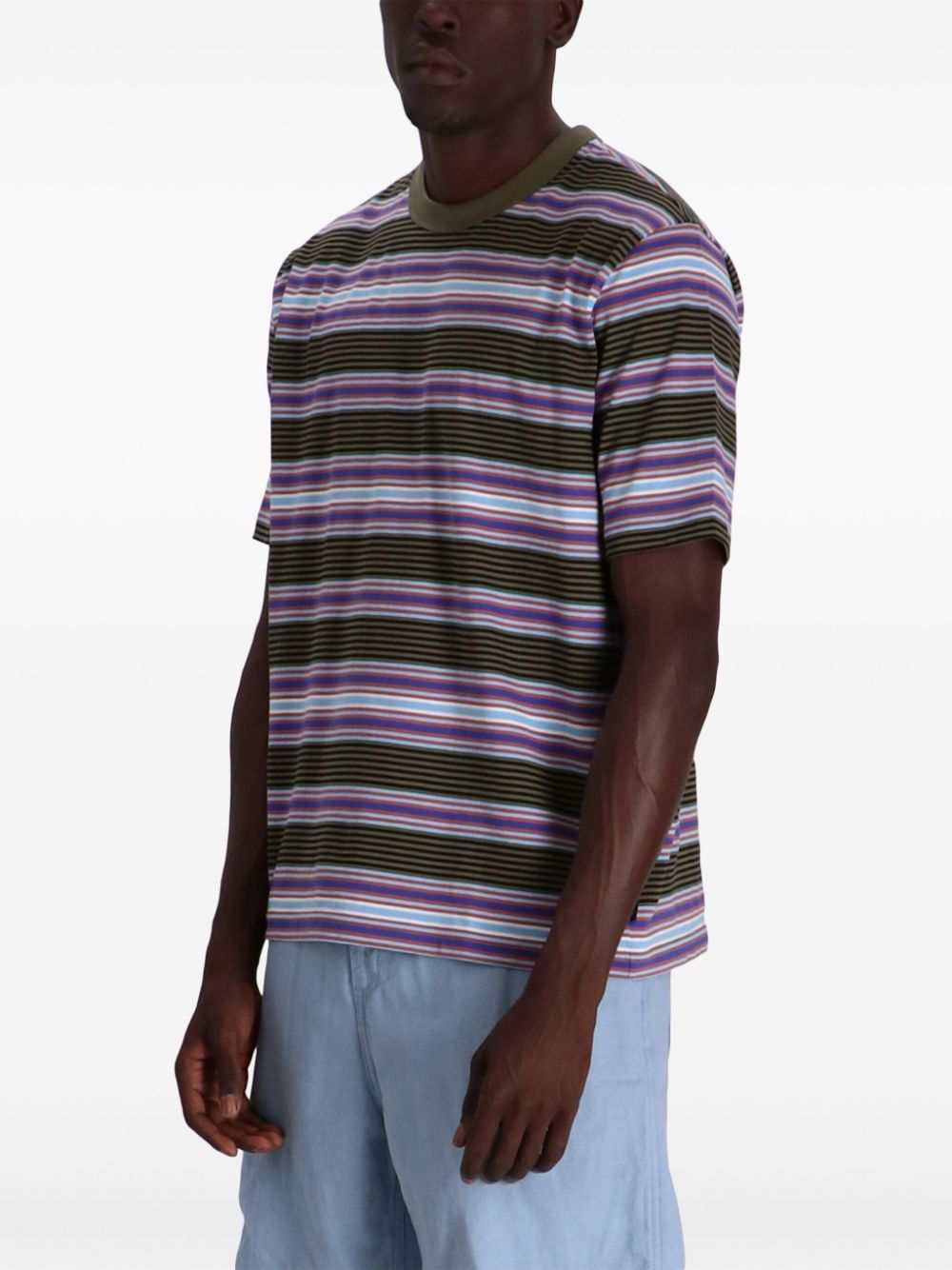 Striped cotton t-shirt