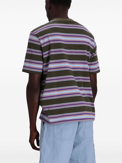 Striped cotton t-shirt