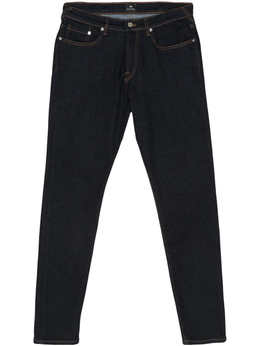 Tapered fit denim jeans