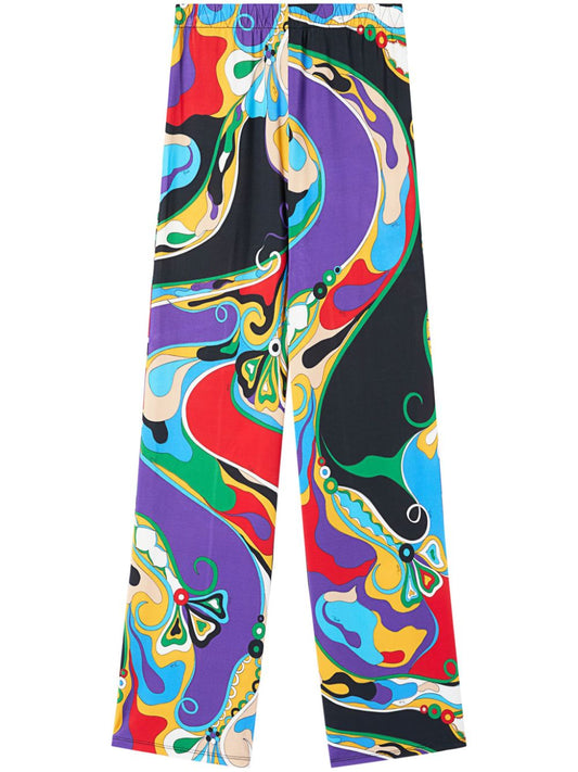 Printed trousers