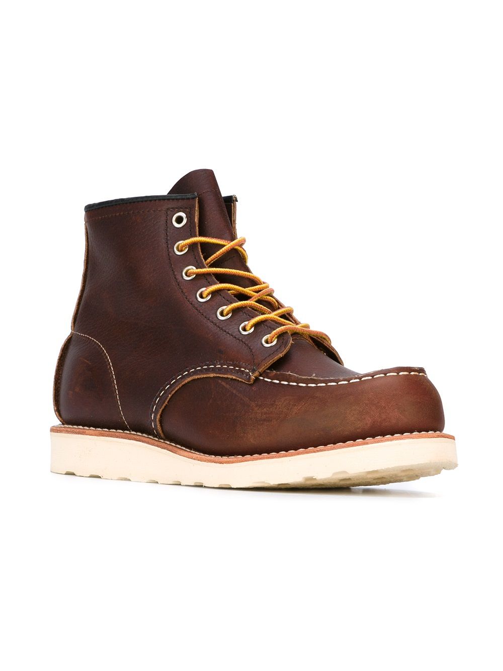 Classic moc toe briar oil slick boots