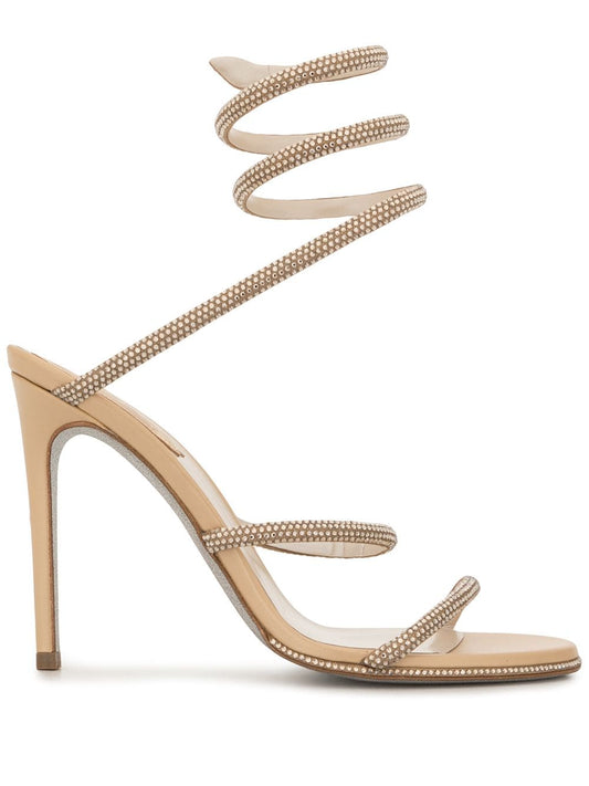 Cleo satin heel sandals