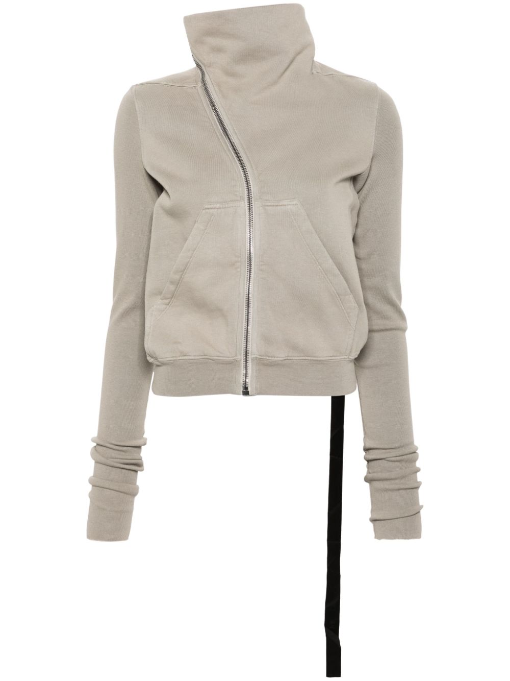 Cotton zipped sweatshirt