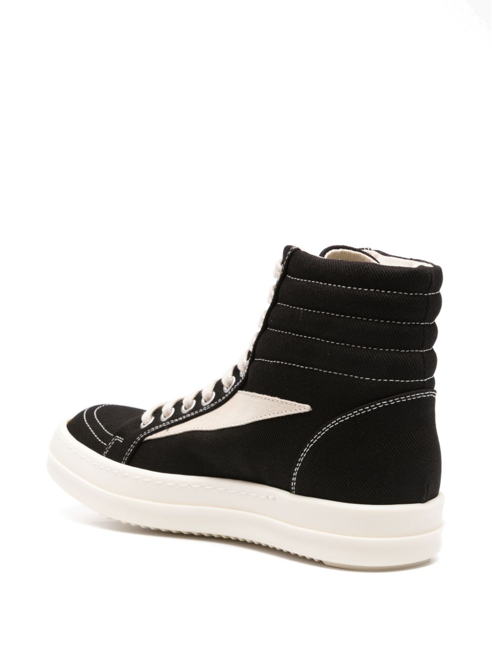 Canvas high-top sneakers