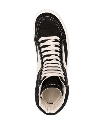 Canvas high-top sneakers