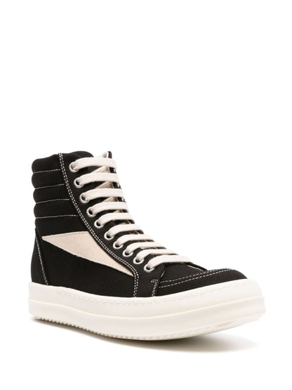 Canvas high-top sneakers