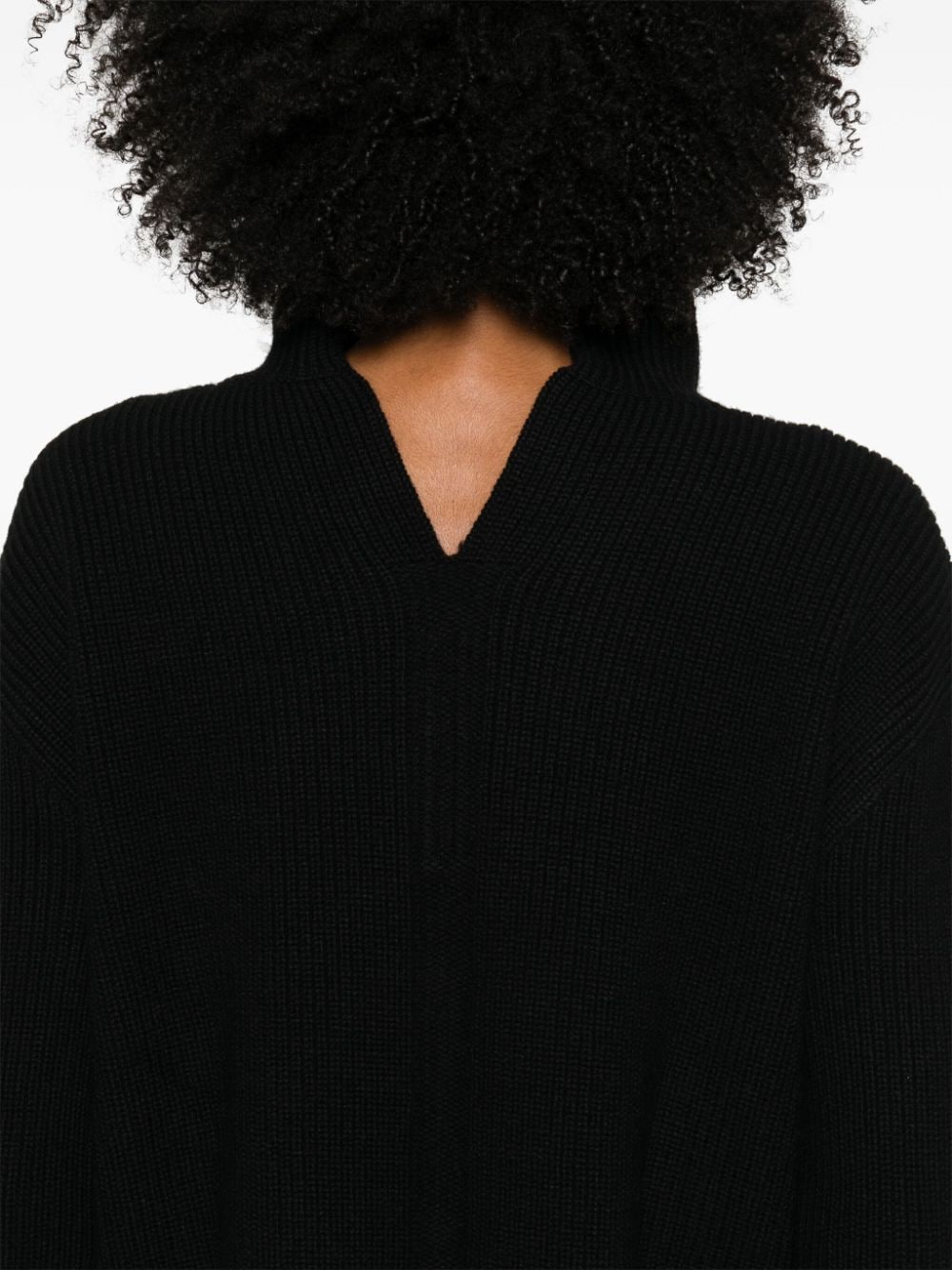 Wool turtle-neck jumper