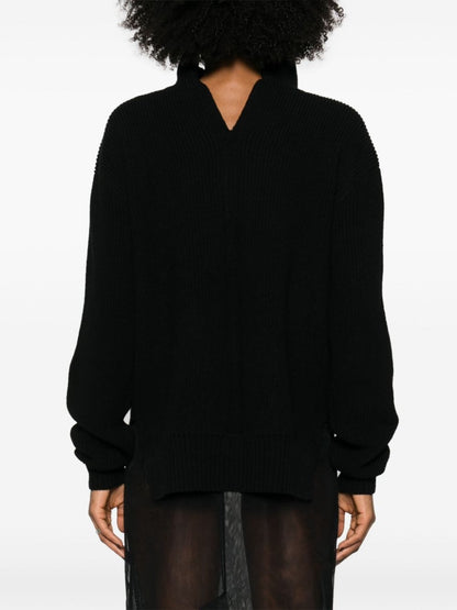 Wool turtle-neck jumper