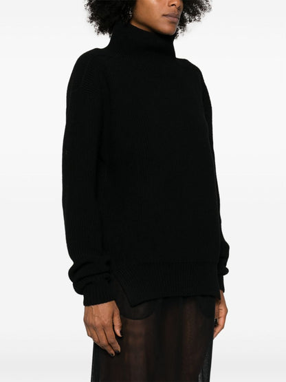 Wool turtle-neck jumper