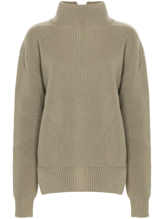 Wool turtle-neck jumper