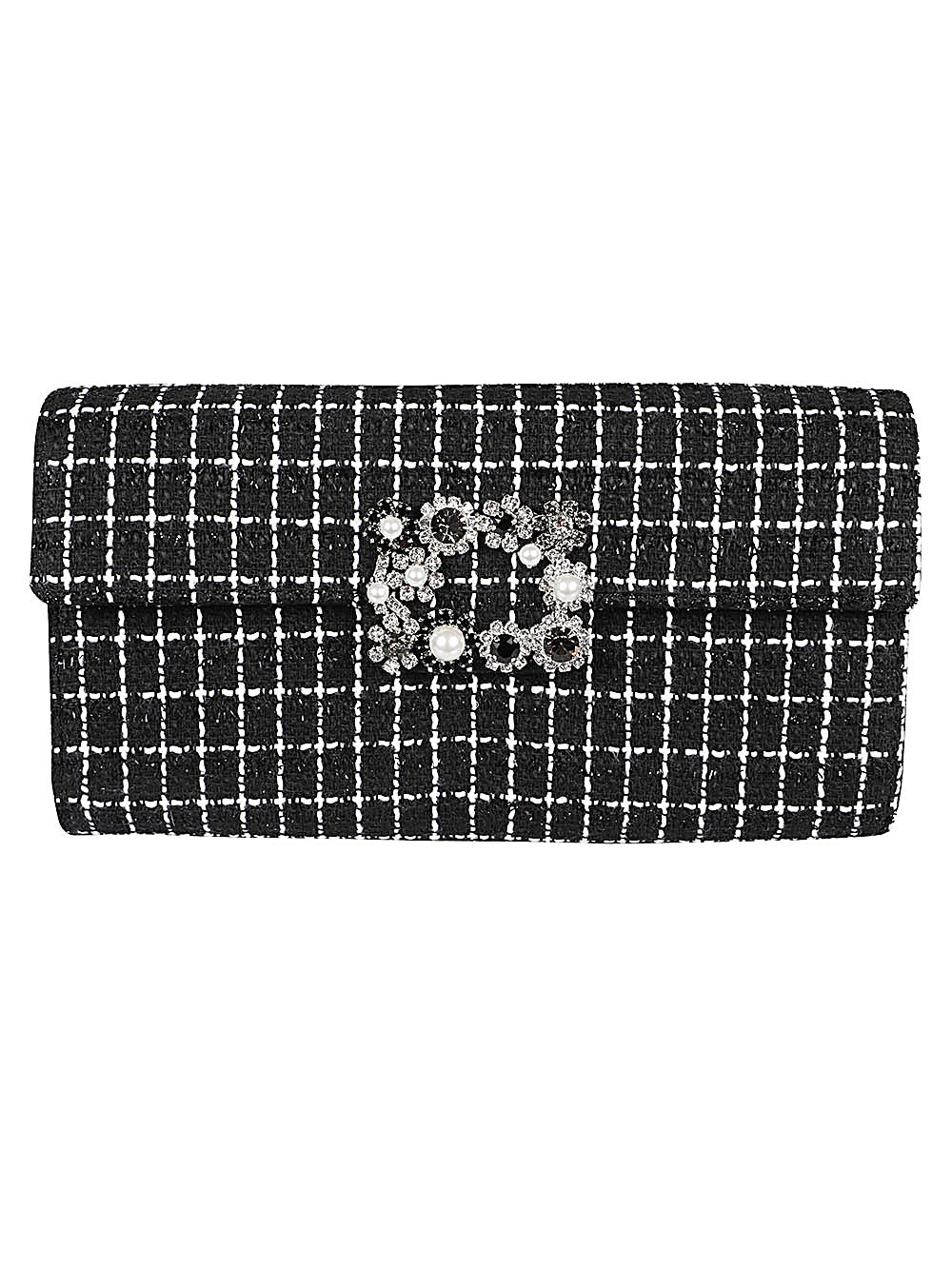 Flower buckle clutch