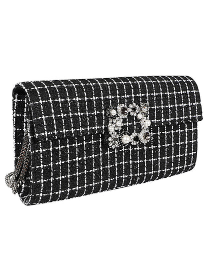 Flower buckle clutch