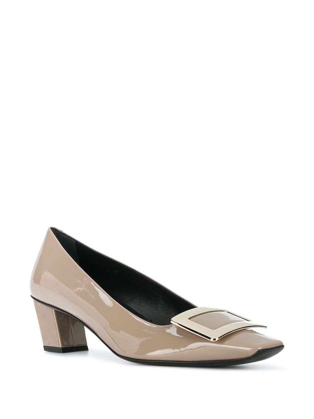 Belle vivier patent leather pumps