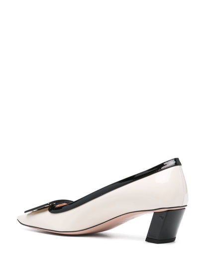 Belle vivier leather pumps