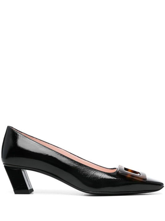 Belle vivier leather pumps