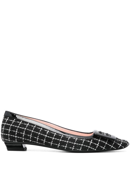 Belle vivier leather ballet flats