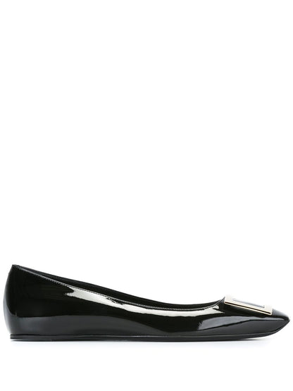 Trompette leather ballet flats