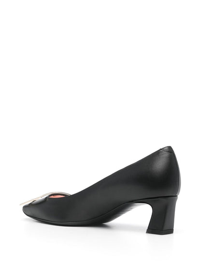 Trompette leather pumps