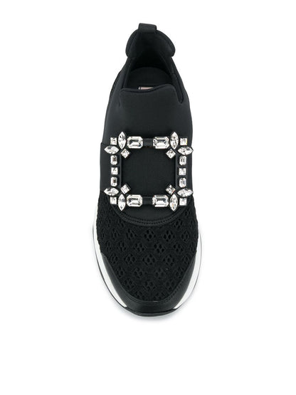 Viv run strass buckle sneakers