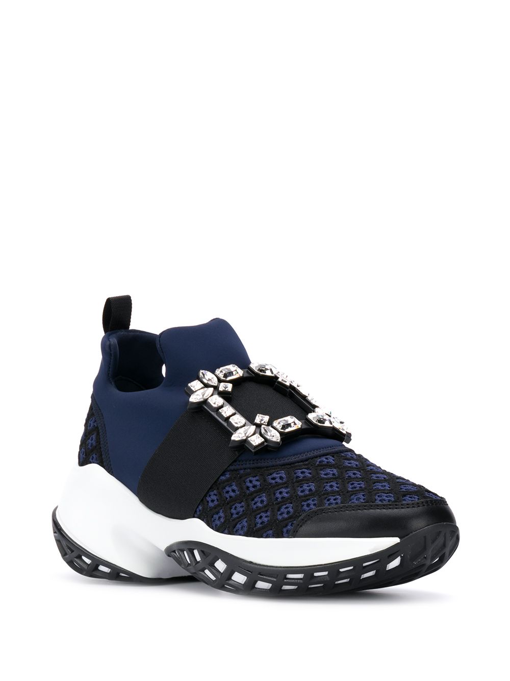 Viv run strass buckle sneakers