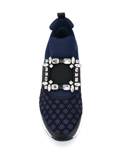 Viv run strass buckle sneakers