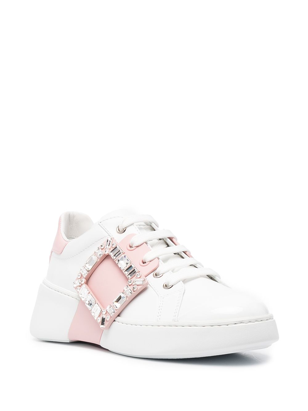 Viv skate strass buckle sneakers