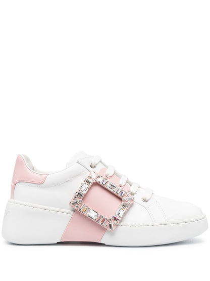 Viv skate strass buckle sneakers