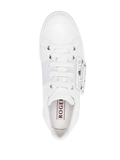 Viv skate high strass leather sneakers