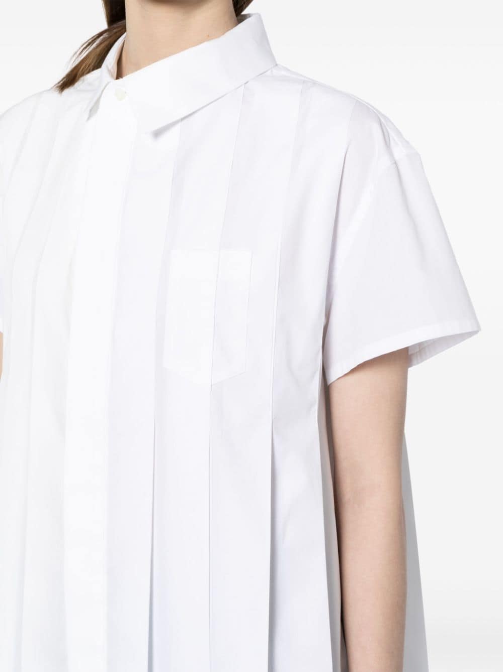 Pleated shirt