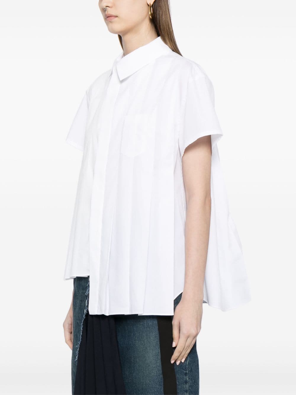 Pleated shirt