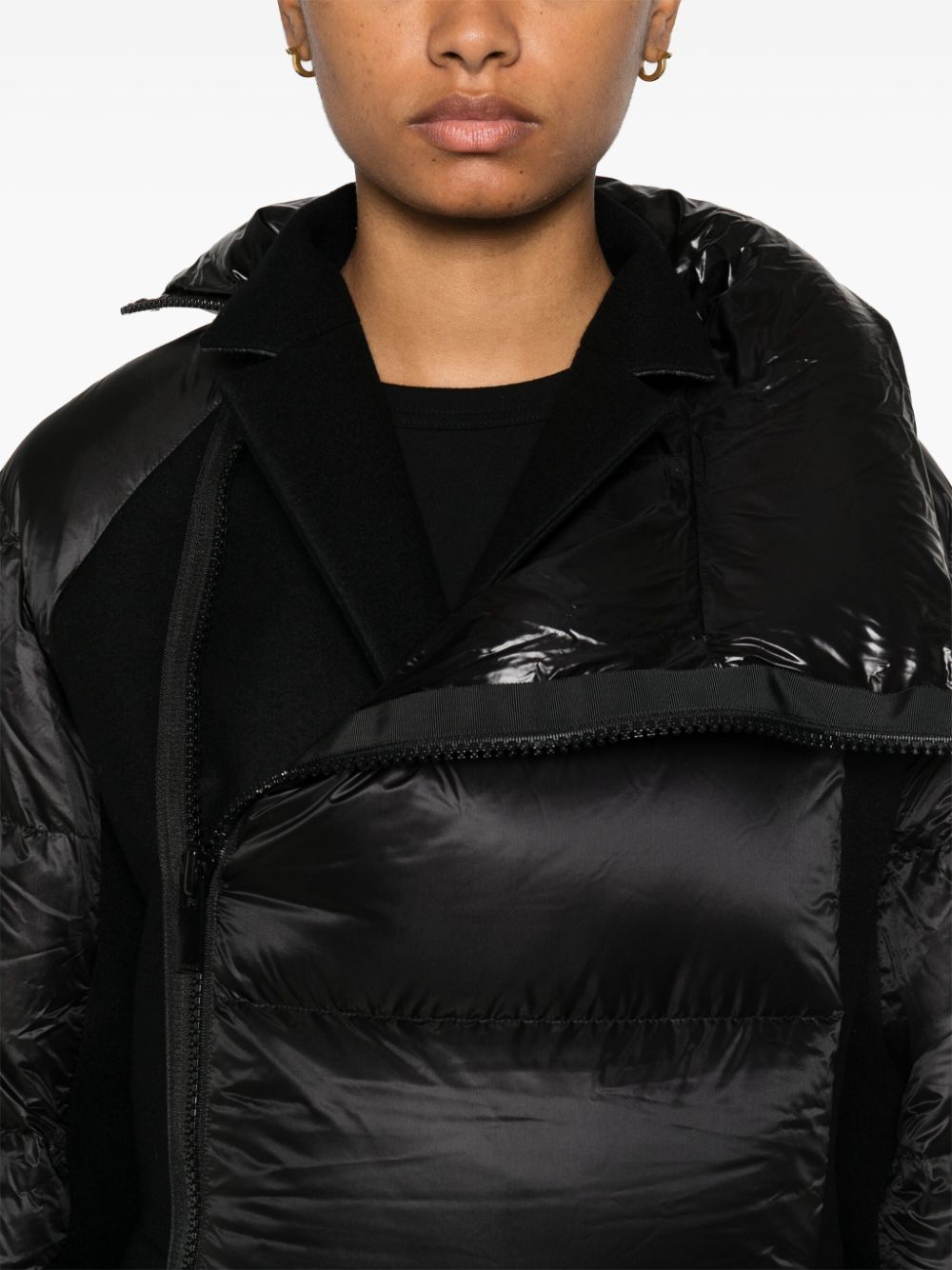 Nylon short down jacket