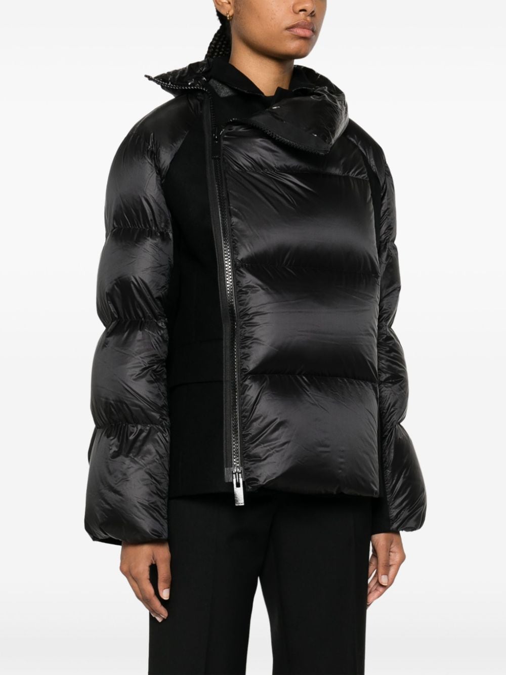 Nylon short down jacket