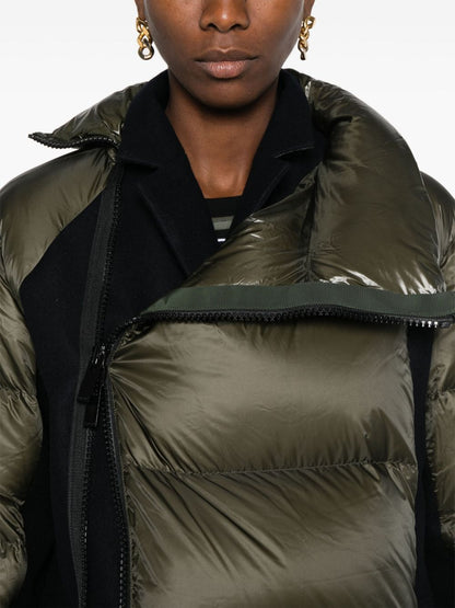 Nylon short down jacket