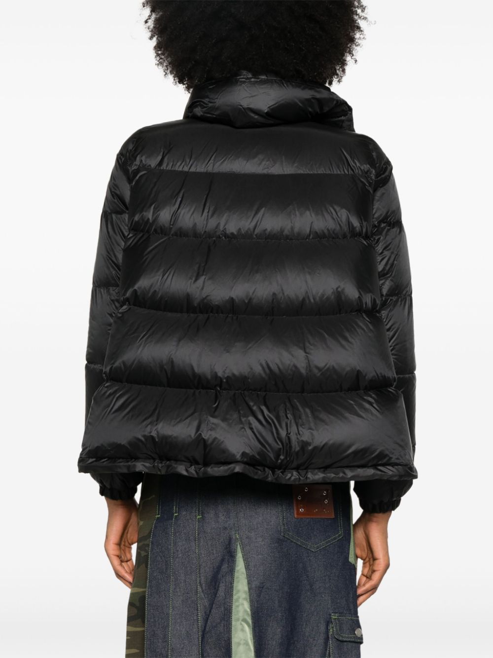 Nylon puffer jacket