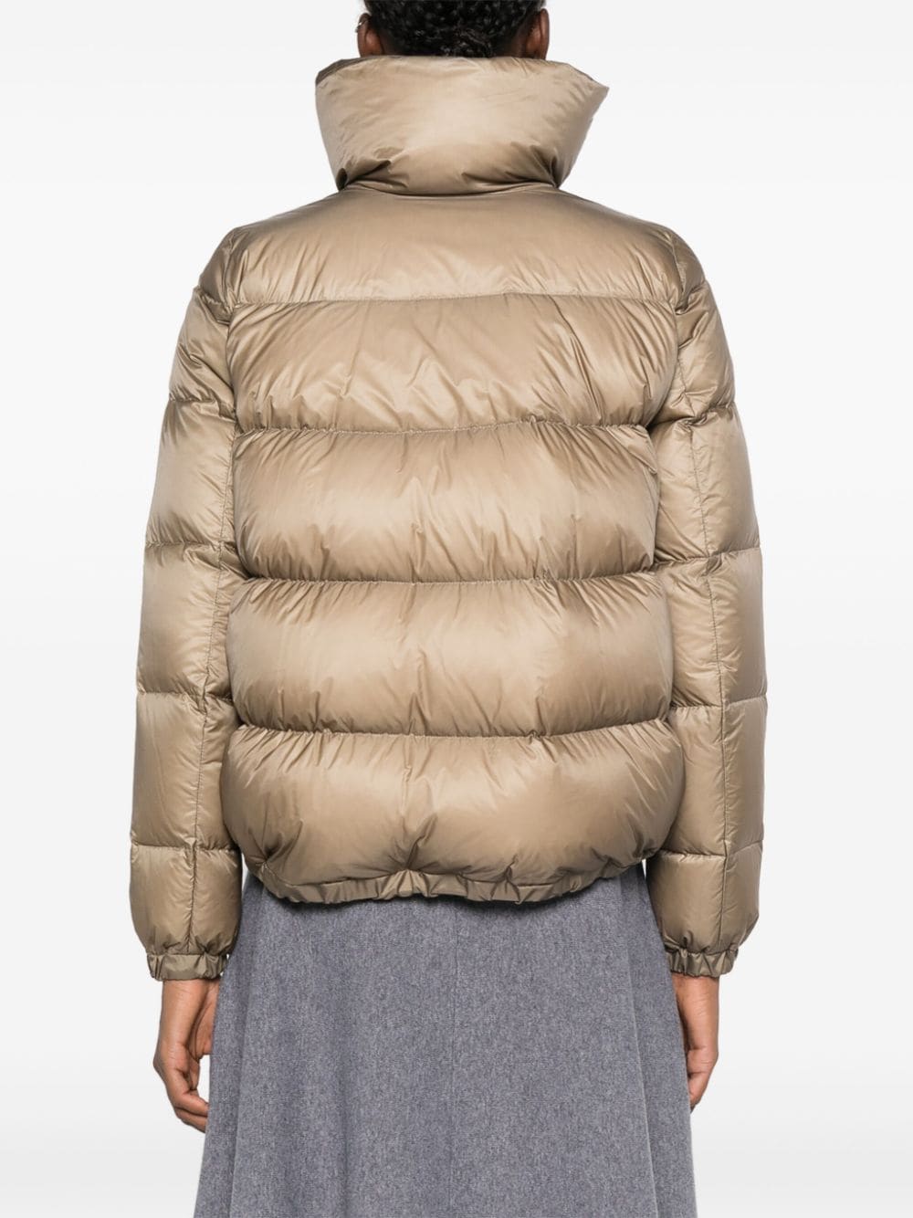 Nylon puffer jacket