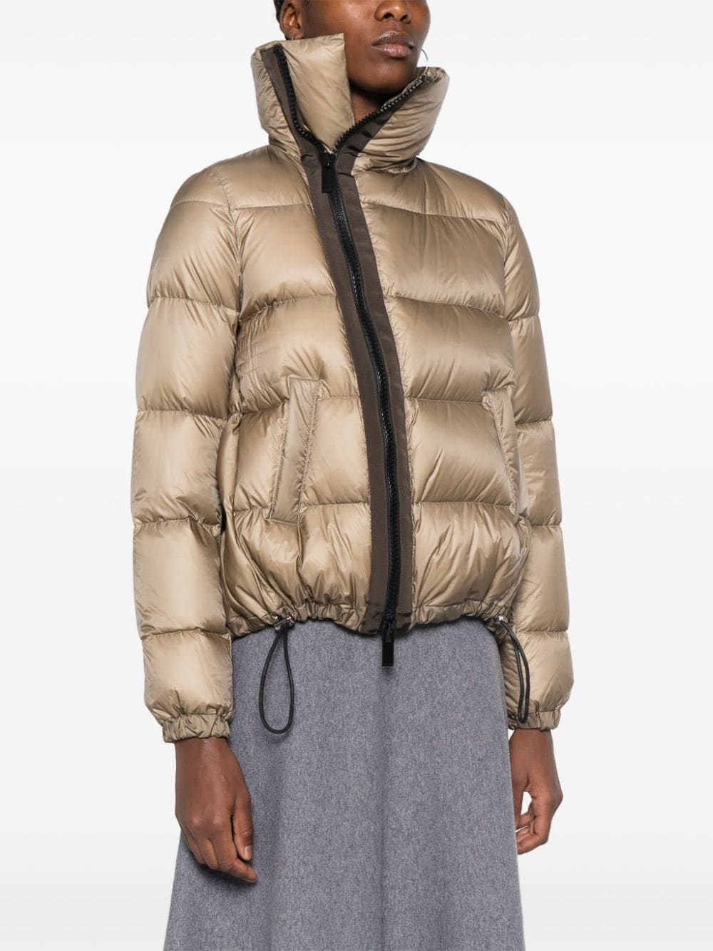 Nylon puffer jacket