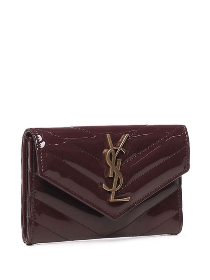 Cassandre patent leather card case
