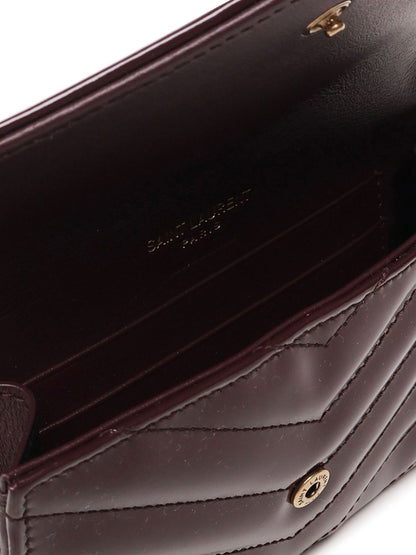 Cassandre patent leather card case
