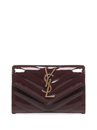 Cassandre patent leather card case