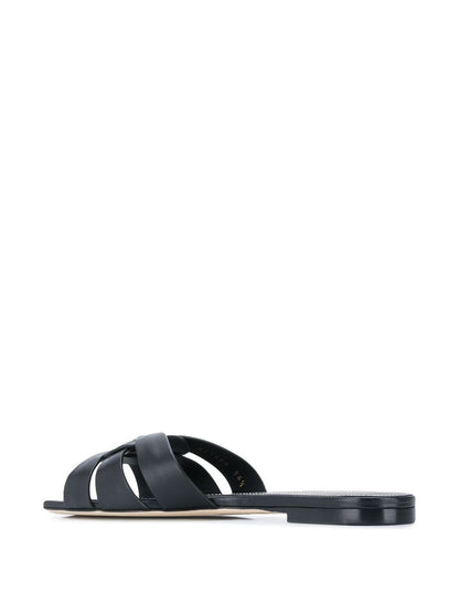 Nu pieds leather flat sandals