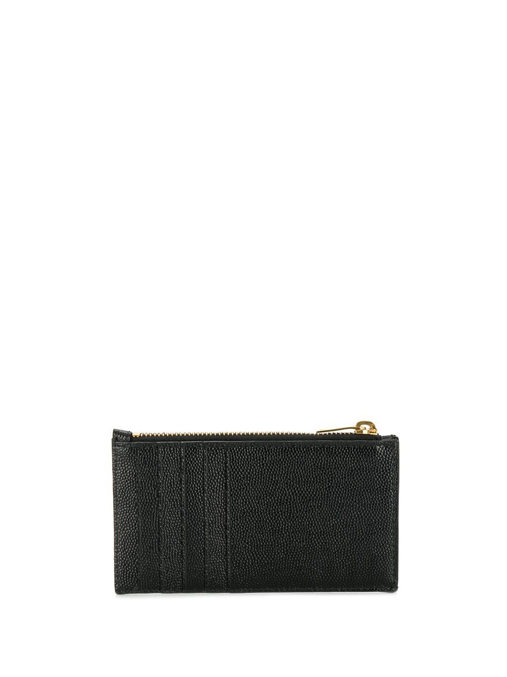 Cassandre leather zipped card case