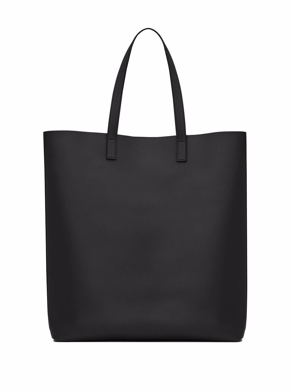 Bold leather tote bag