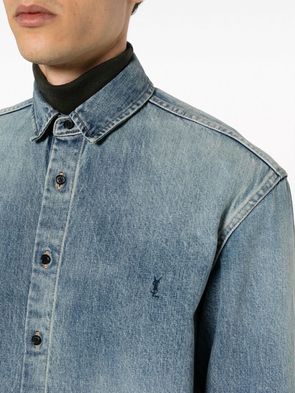 Denim cotton shirt