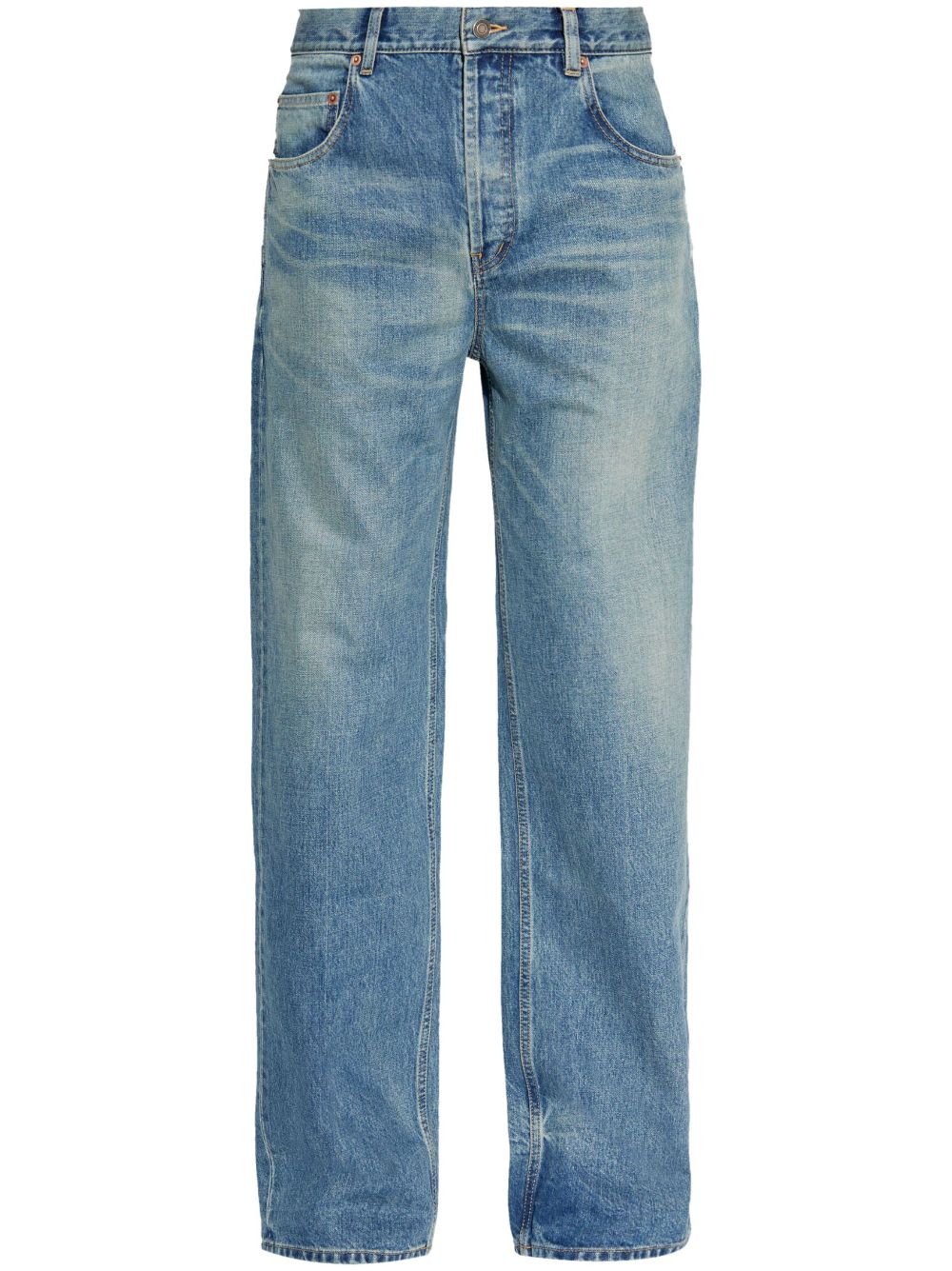 Baggy-fit denim jeans