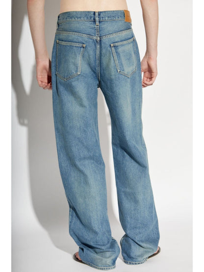 Baggy-fit denim jeans